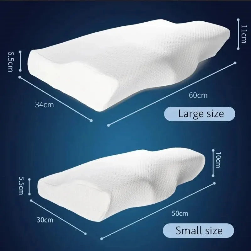 OrthopedicBliss: Butterfly-Shaped Memory Pillow for Health and Neck Comfort