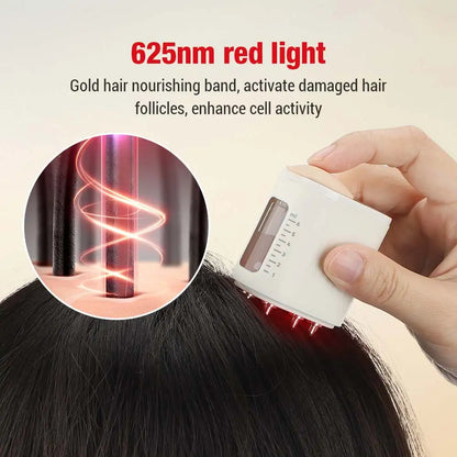 Scalp Rejuvenator: Microcurrent Massager with LED Light Therapy for Vibrant Hair Growth