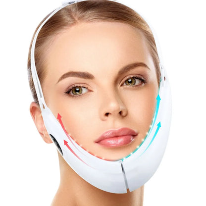 LiftRadiance: V-Line Up Beauty—Facial Innovation with Slimming Vibration, LED Display, and 5 Modes