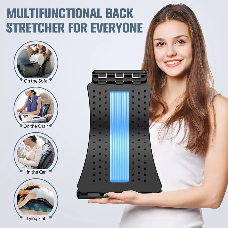 FlexEase: Multi-Level Magnetotherapy Back Stretcher – Your Path to Pain Relief and Fitness