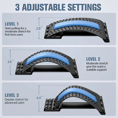 FlexEase: Multi-Level Magnetotherapy Back Stretcher – Your Path to Pain Relief and Fitness