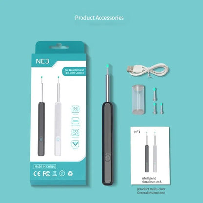 Wireless Ear Wax Pick Borescope: Illuminate, Inspect, Clean!